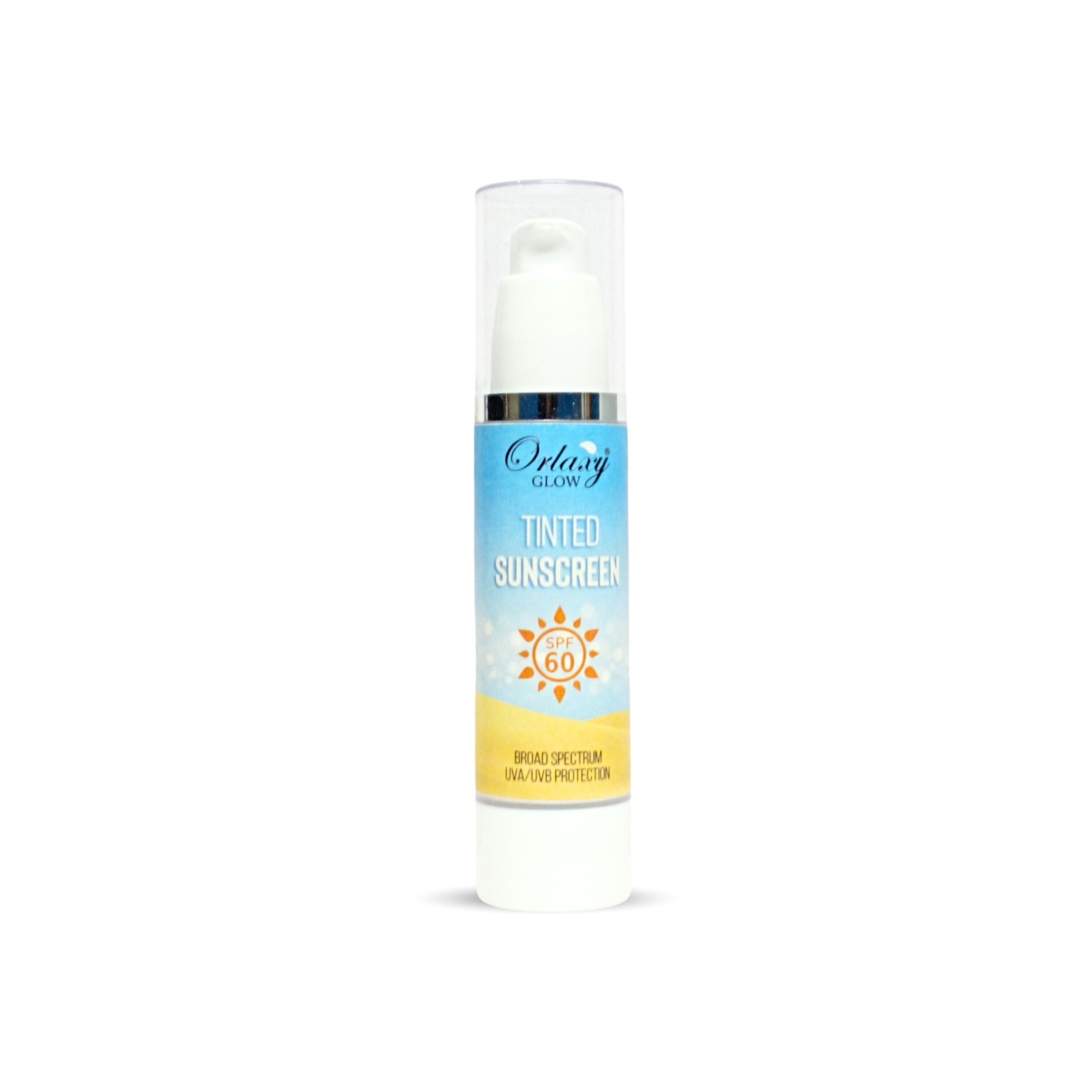 Tinted Sunscreen SPF 60 - Natural Skin Like Coverage - Light Weight