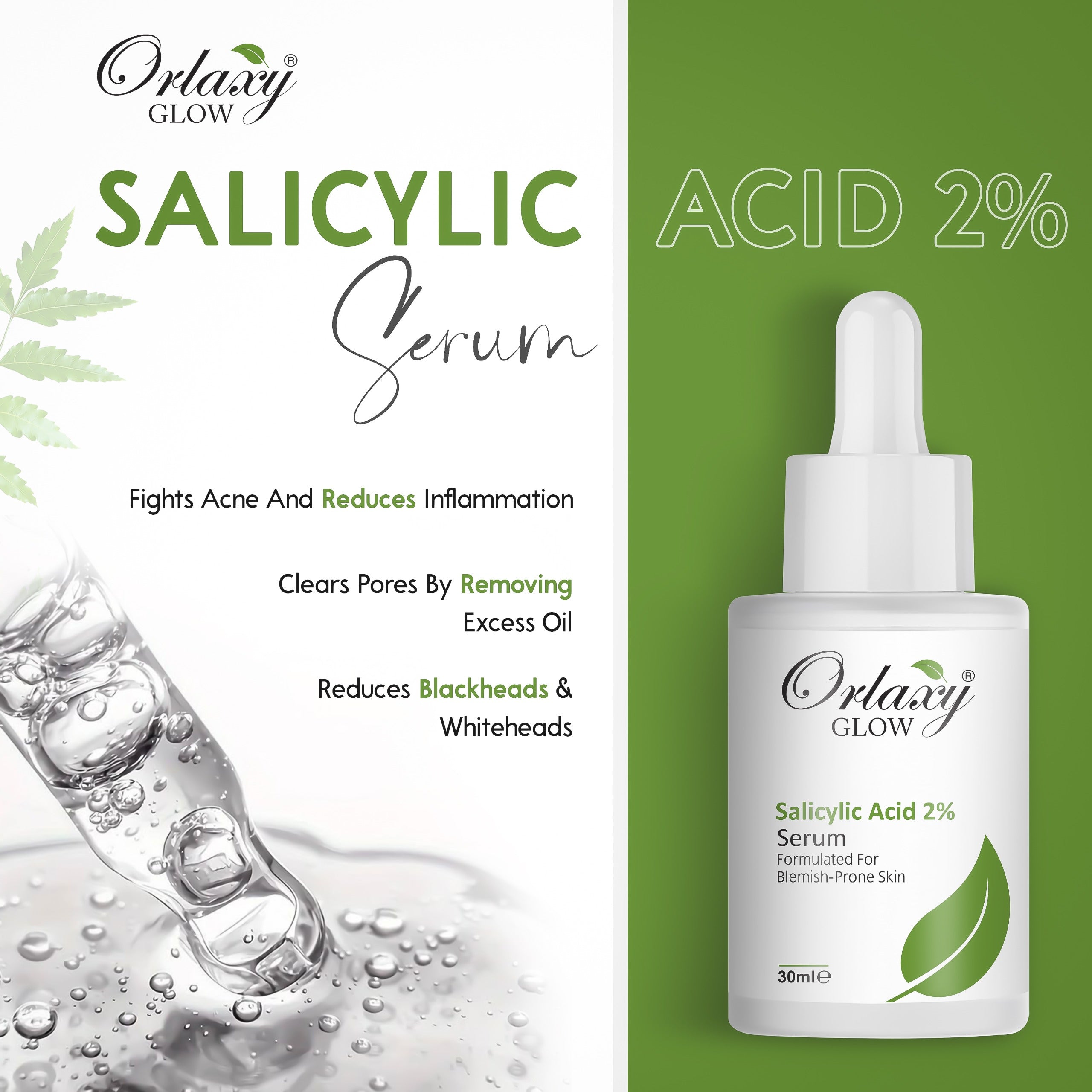 Salicylic Acid 2% Acne Control Serum 30ml